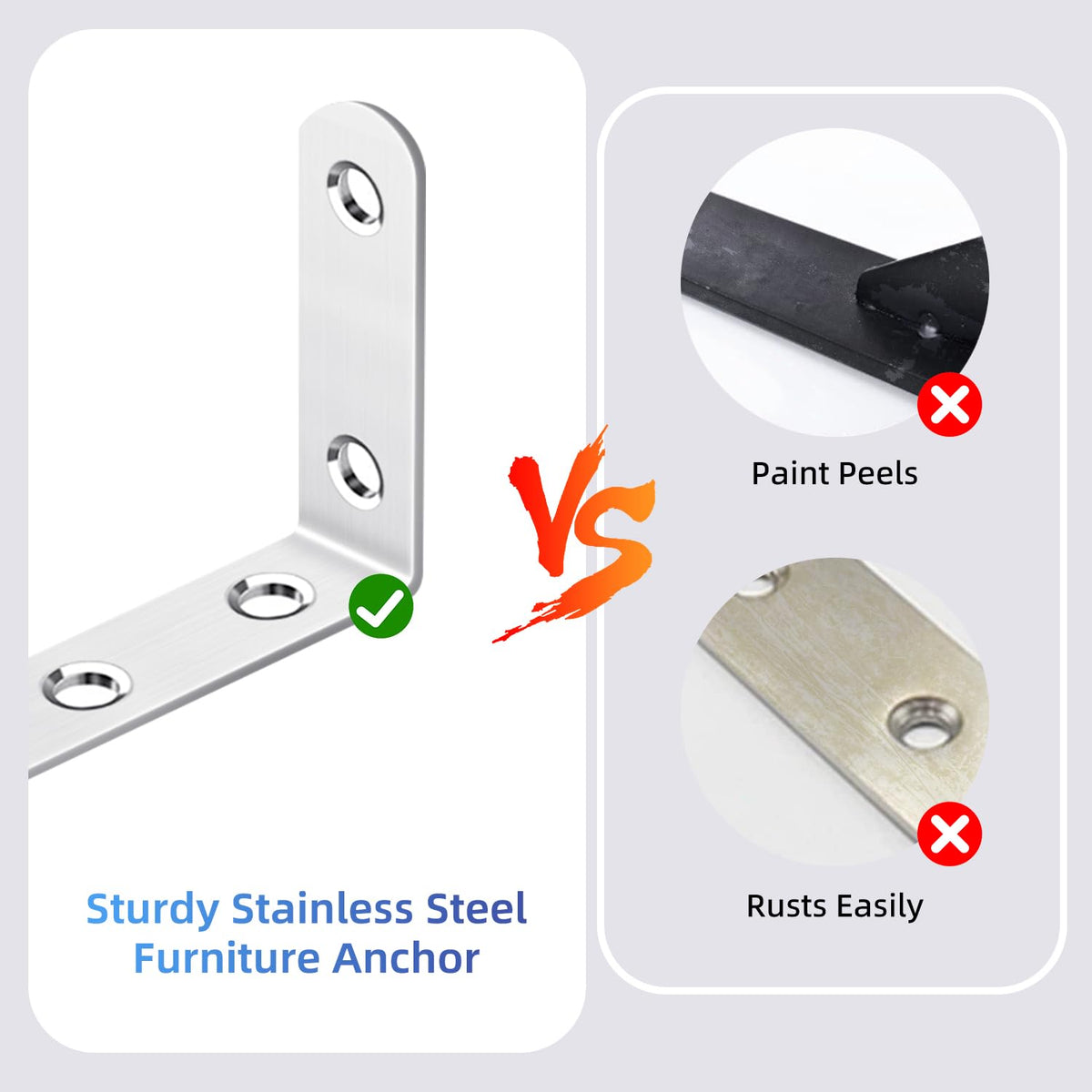 furniture anchors anti-tip baby proofing: Safety Straps Kit for Dresser Secure 400 lbs Bookcase to