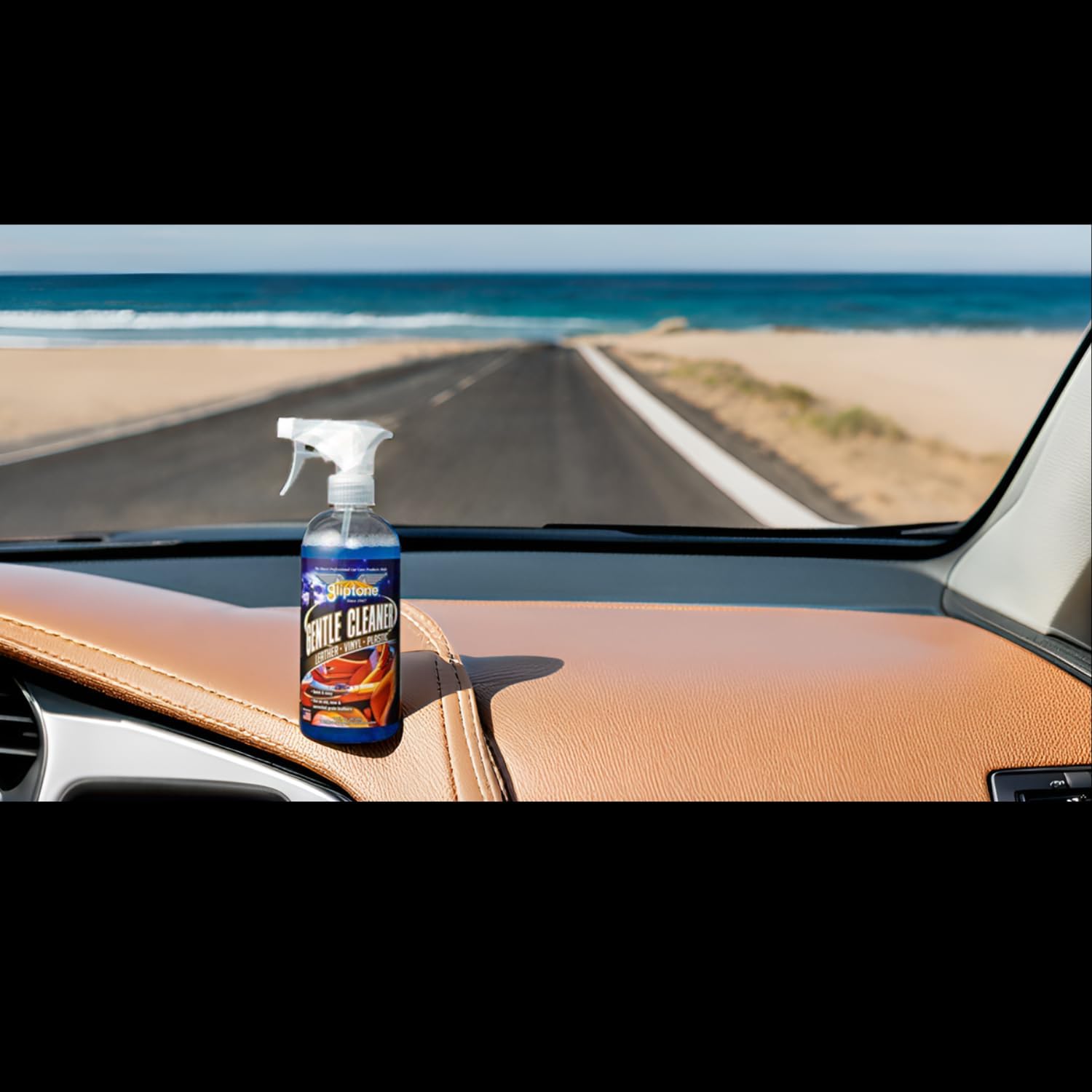 Gliptone Gentle Cleaner, Safe pH Balanced Leather & Vinyl Cleaner, Quick & Easy Spray for Old, New