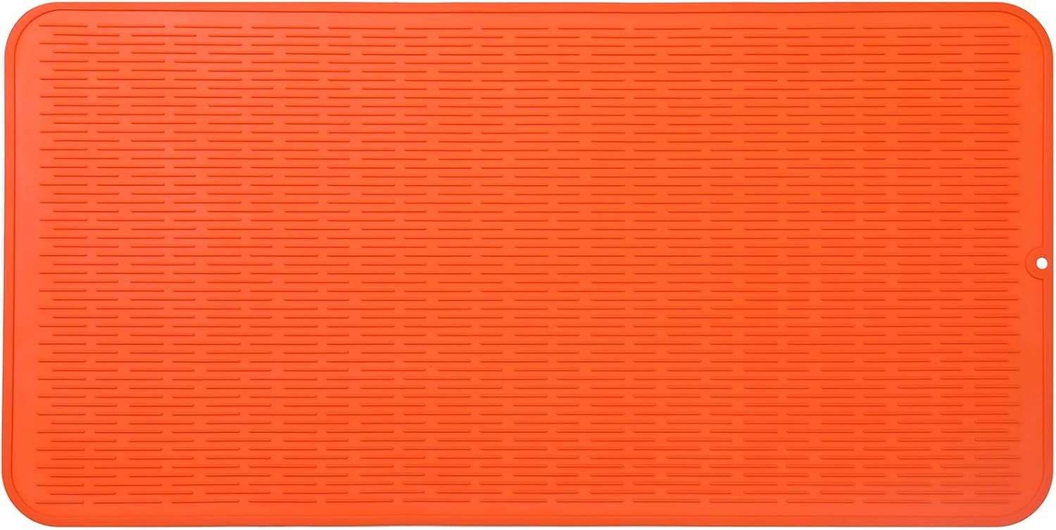 Silicone Dish Drying Mat for Multiple Usage,Easy clean,Eco-friendly,Heat-resistant Silicone Mat for