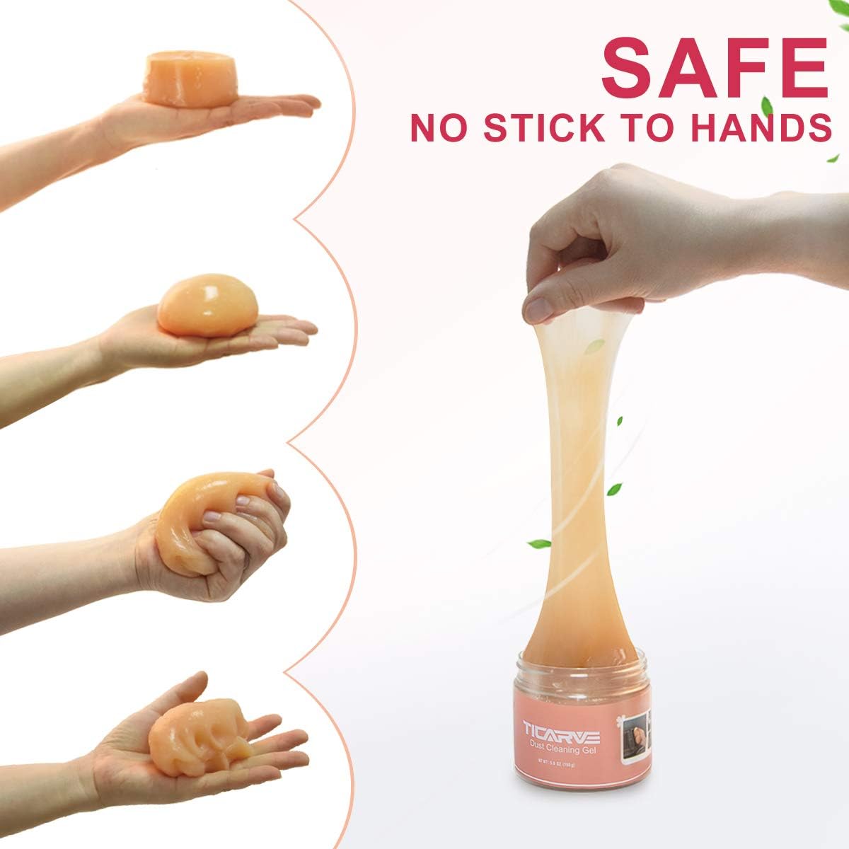 TICARVE Cleaning Gel for Car Detail Putty Cleaning Gel Auto Detail Tools Car Interior Cleaner