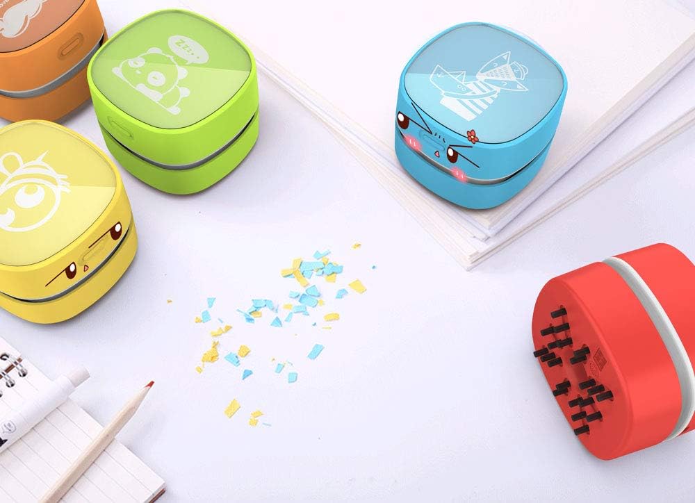 ODISTAR Desktop Vacuum Cleaner,Mini Table dust Sweeper Energy Saving,High Endurance up to 400
