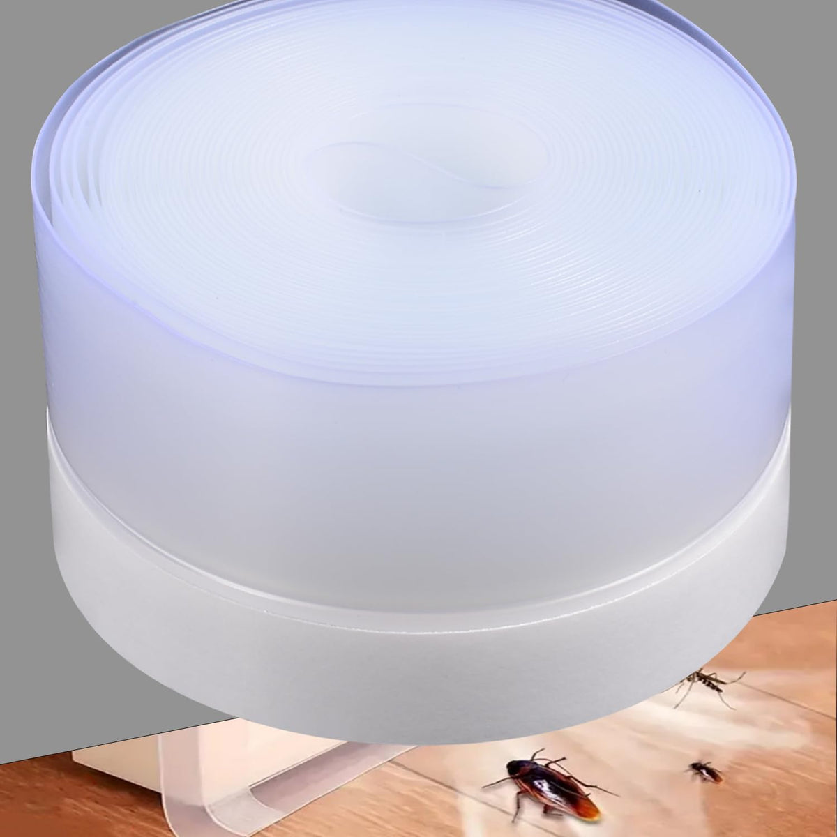 Silicone Weather Stripping Seal Door Tape 16.5 Feet Strip Bottom Draft Insulation Stopper