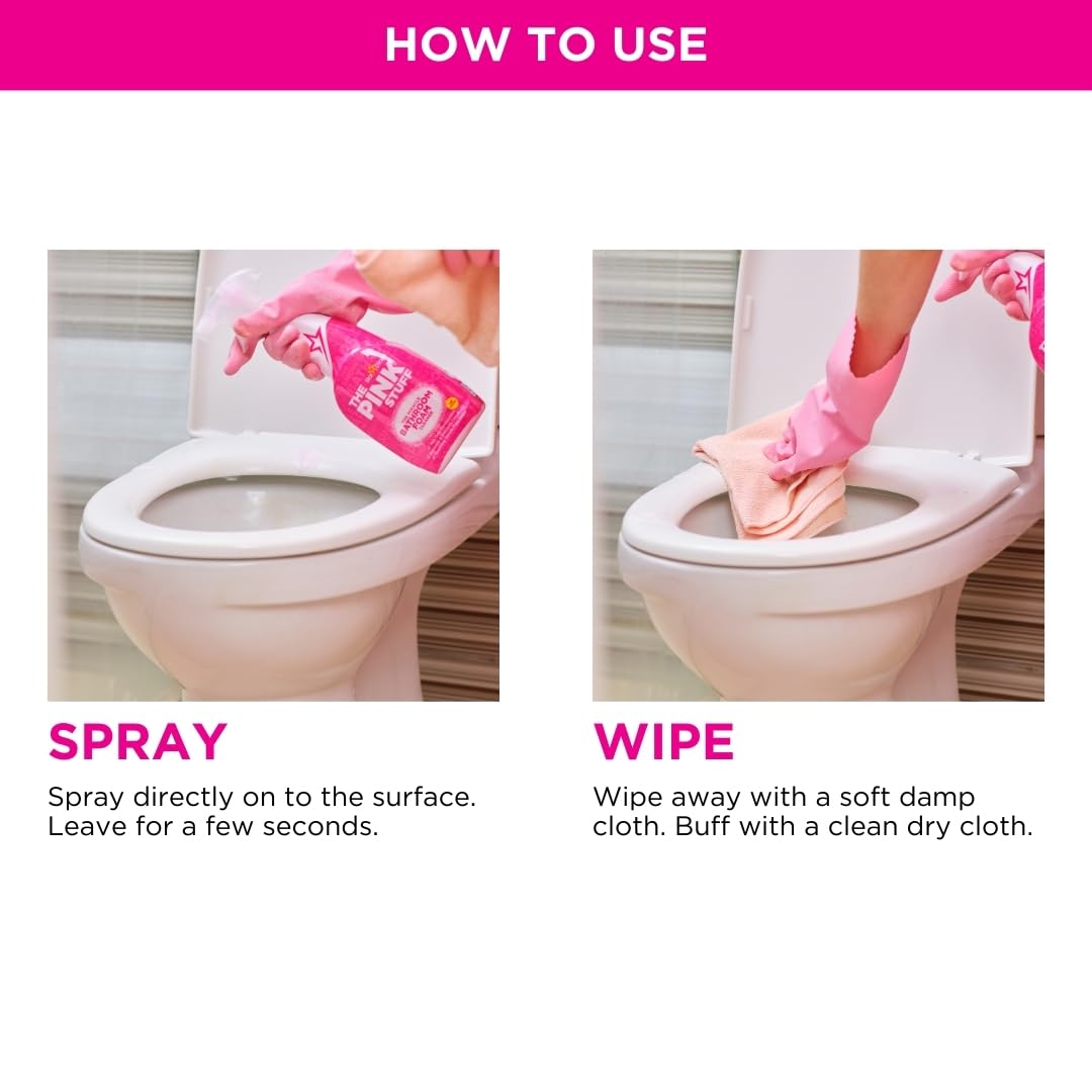 Stardrops - The Pink Stuff - Miracle Bathroom Foam Cleaner 750ml - Baths, Tiles, Soap Scum