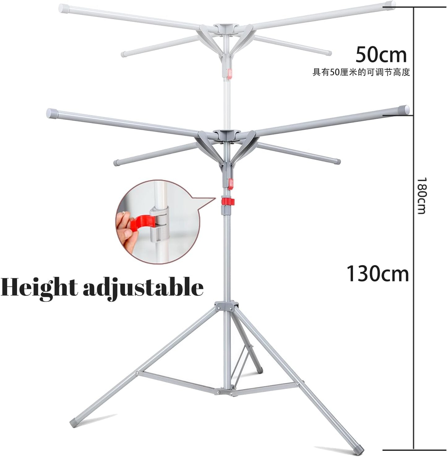Clothes Drying Rack Foldable & Collapsible Drying Racks Large Capacity Space Saving Indoor Drying