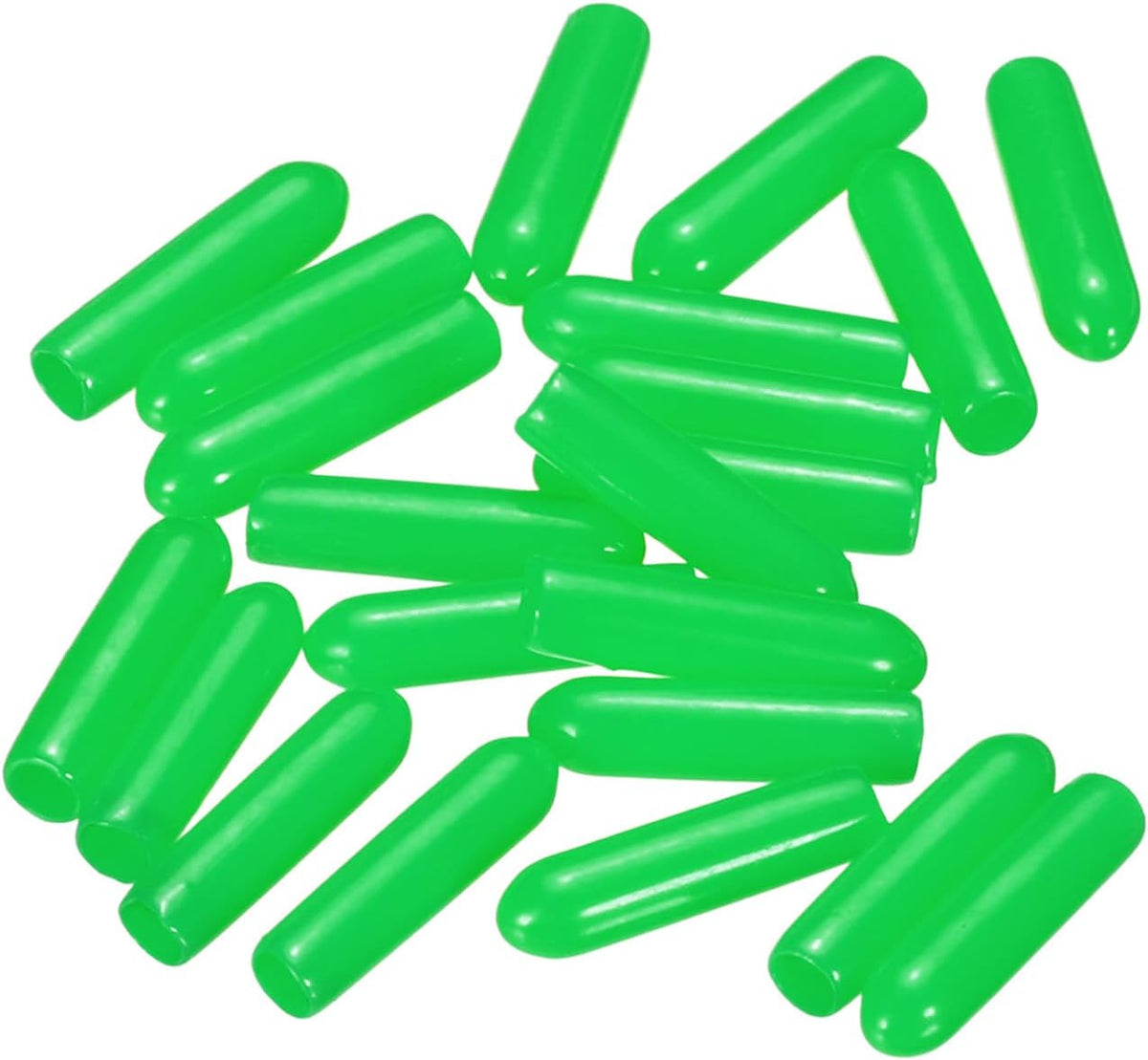 uxcell 20pcs Rubber End Caps 3mm(1/8") ID Vinyl PVC Round Tube Bolt Cap Cover Screw Thread