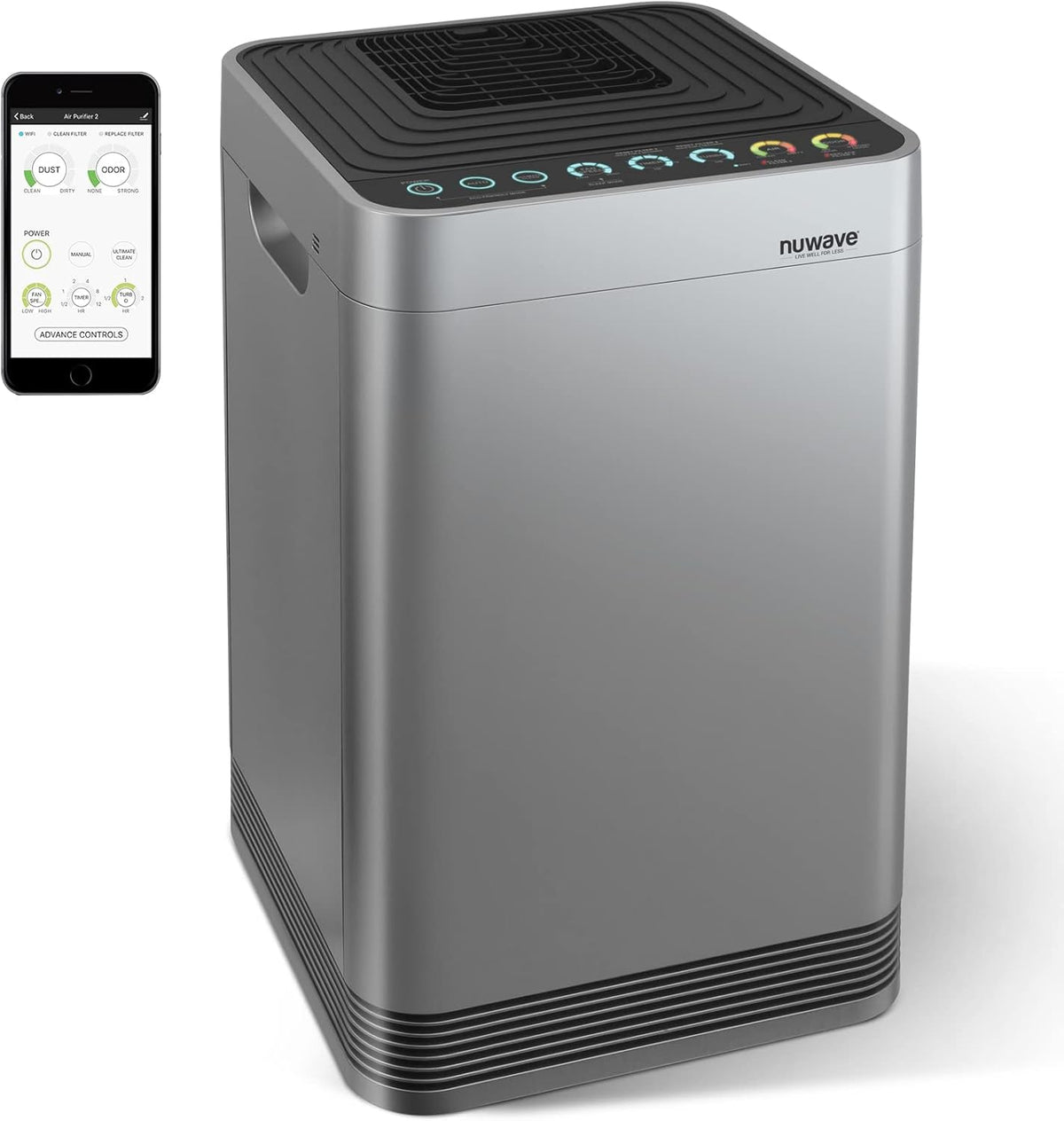 Nuwave Oxypure Ultra Clean Air Purifiers for Extra Large Room, Office, 5 Stage Filtration System
