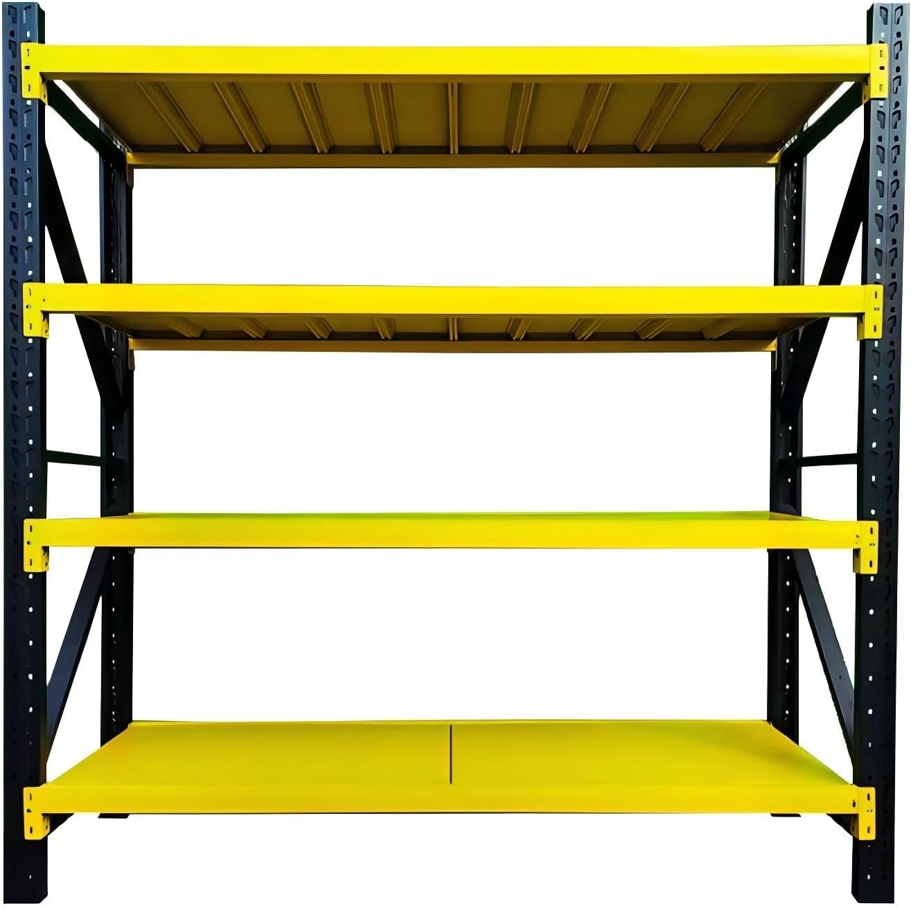 Storage Shelves Heavy Duty, Metal Garage Shelving Units, 4 Tier Storage Rack Shelf, Steel
