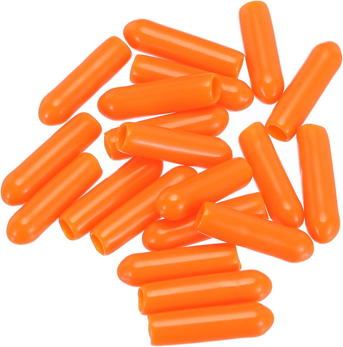 uxcell 20pcs Rubber End Caps 3mm(1/8") ID Vinyl PVC Round Tube Bolt Cap Cover Screw Thread