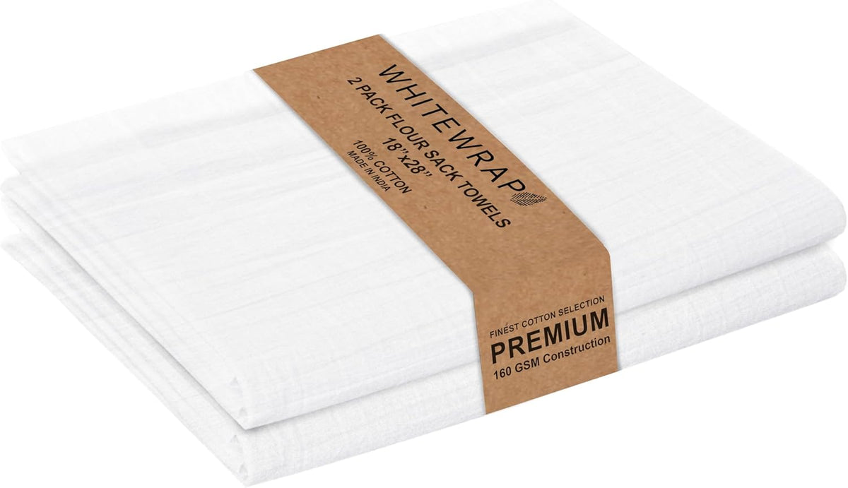 Flour Sack Towels| Tea Towel for Crafts| Kitchen Dish Cotton Blank Towel for Embroidery|Baking
