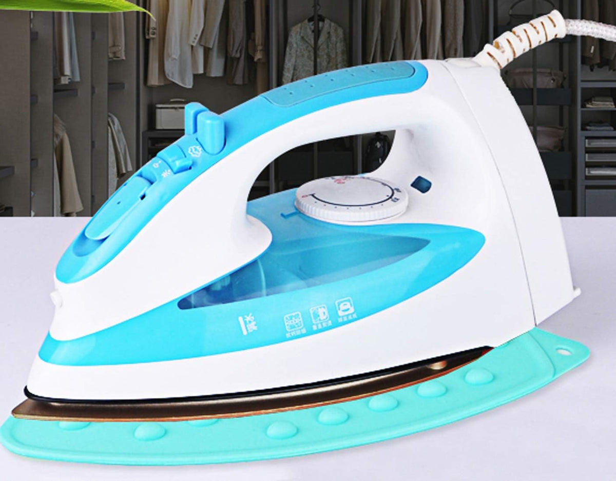 LeLehome Silicone Anti-Slip Iron Rest Pad for Ironing Board Hot Heat Resistant Steam Compact Mat