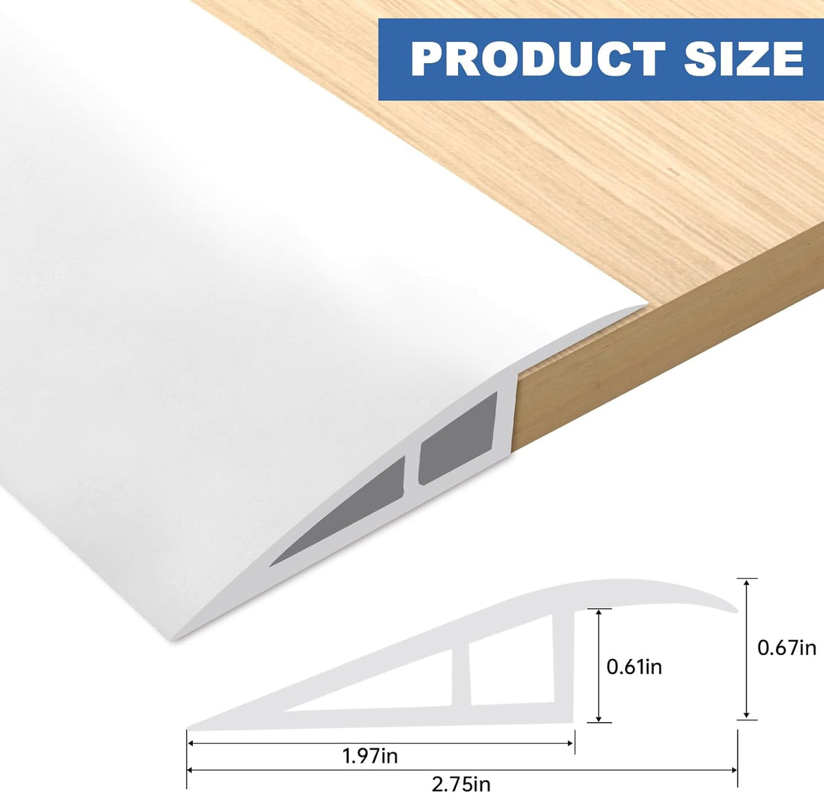 Vinyl Door Threshold Flooring Transition Strip Self Adhesive Carpet Edging Strip for Laminate