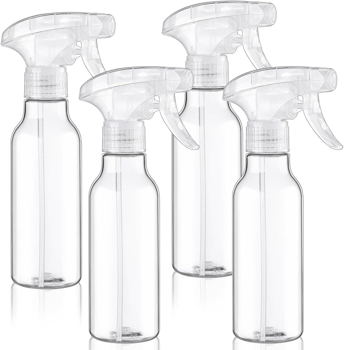 Cosywell Plastic Spray Bottles 8.8oz/260ml 4 Pack Empty Spray Bottle for Cleaning Mist/Stream Heavy