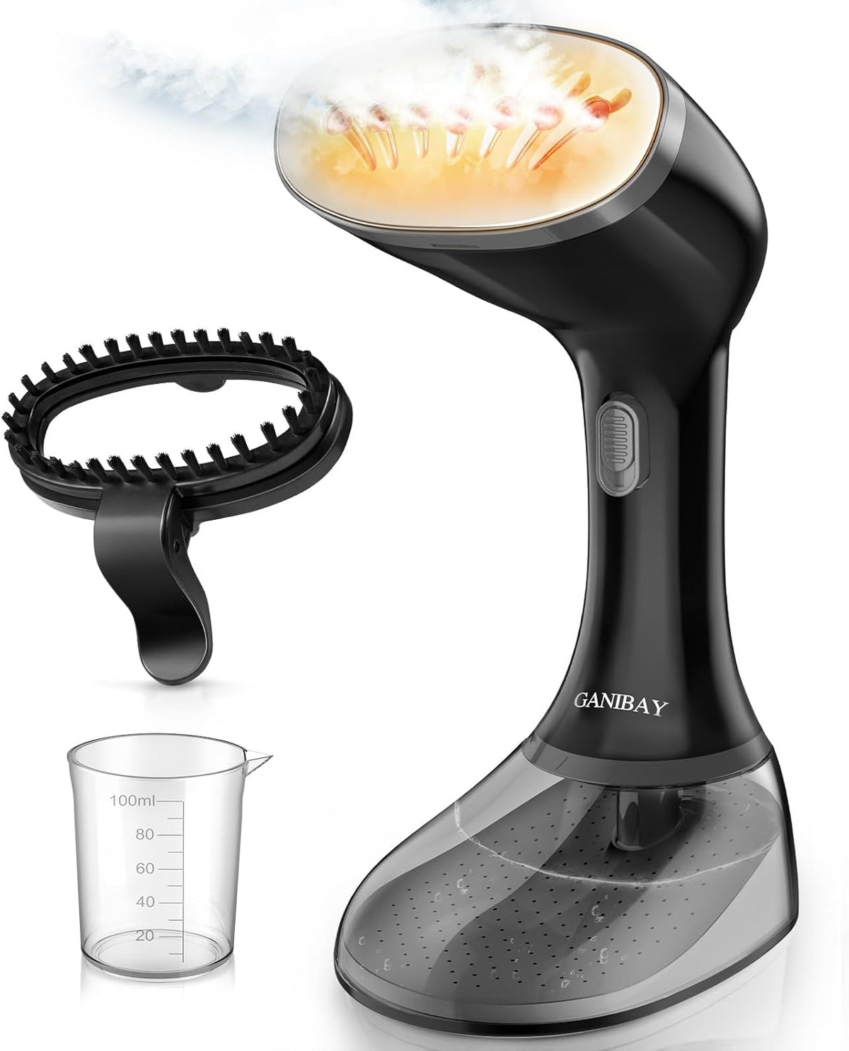 Steamer for Clothes, 1800W Fast Heat-up Clothes Steamer Handheld Garment Steamer with 3 Steam