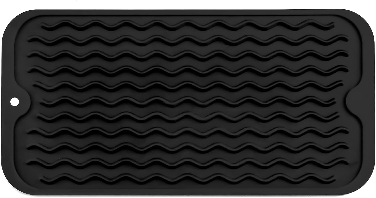 Silicone Dish Drying Mat for Multiple Usage,Easy clean,Eco-friendly,Heat-resistant Silicone Mat for