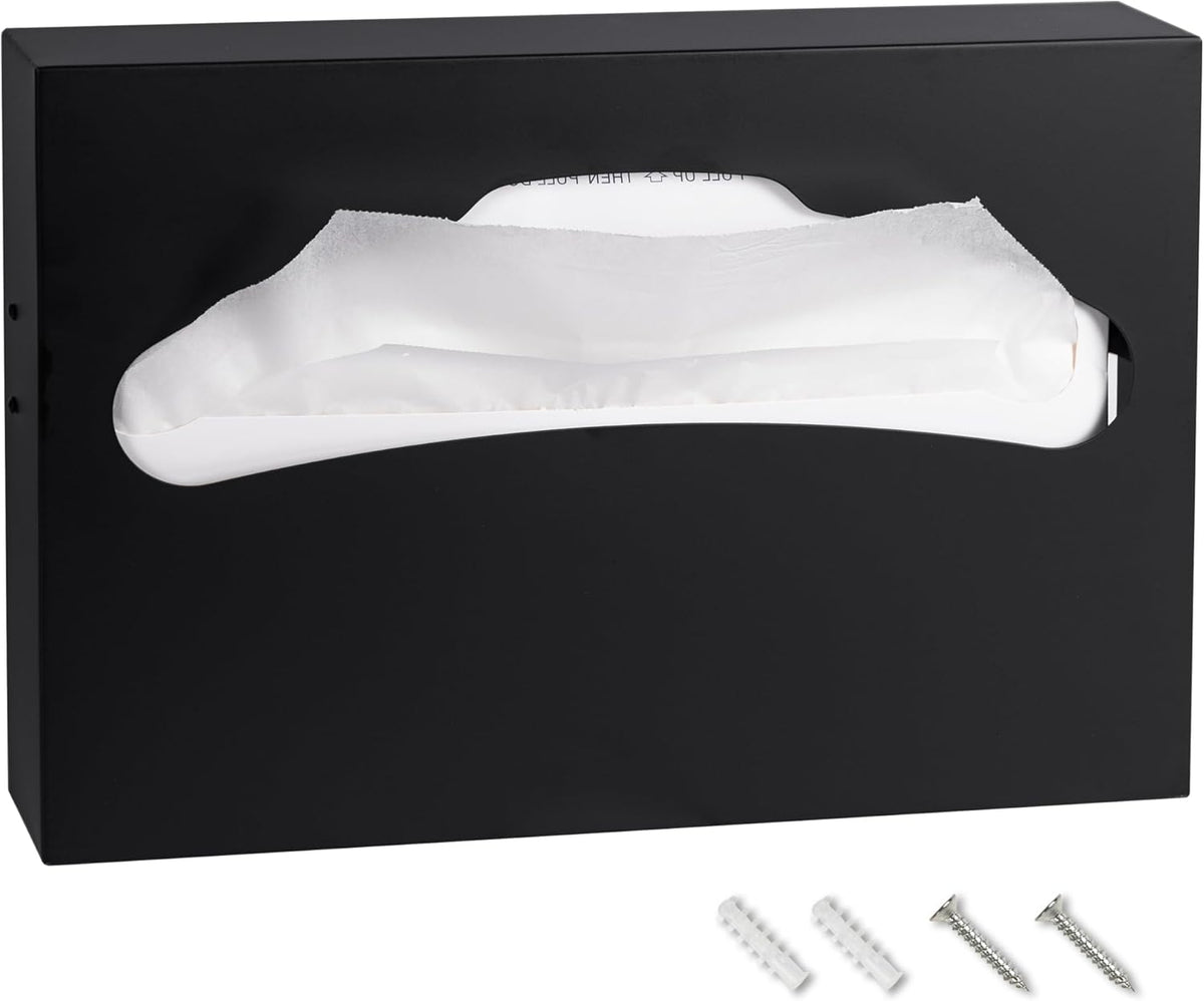 Toilet Seat Cover Dispenser,Commercial Stainless Steel Brushed Toilet Seat Cover Holder for