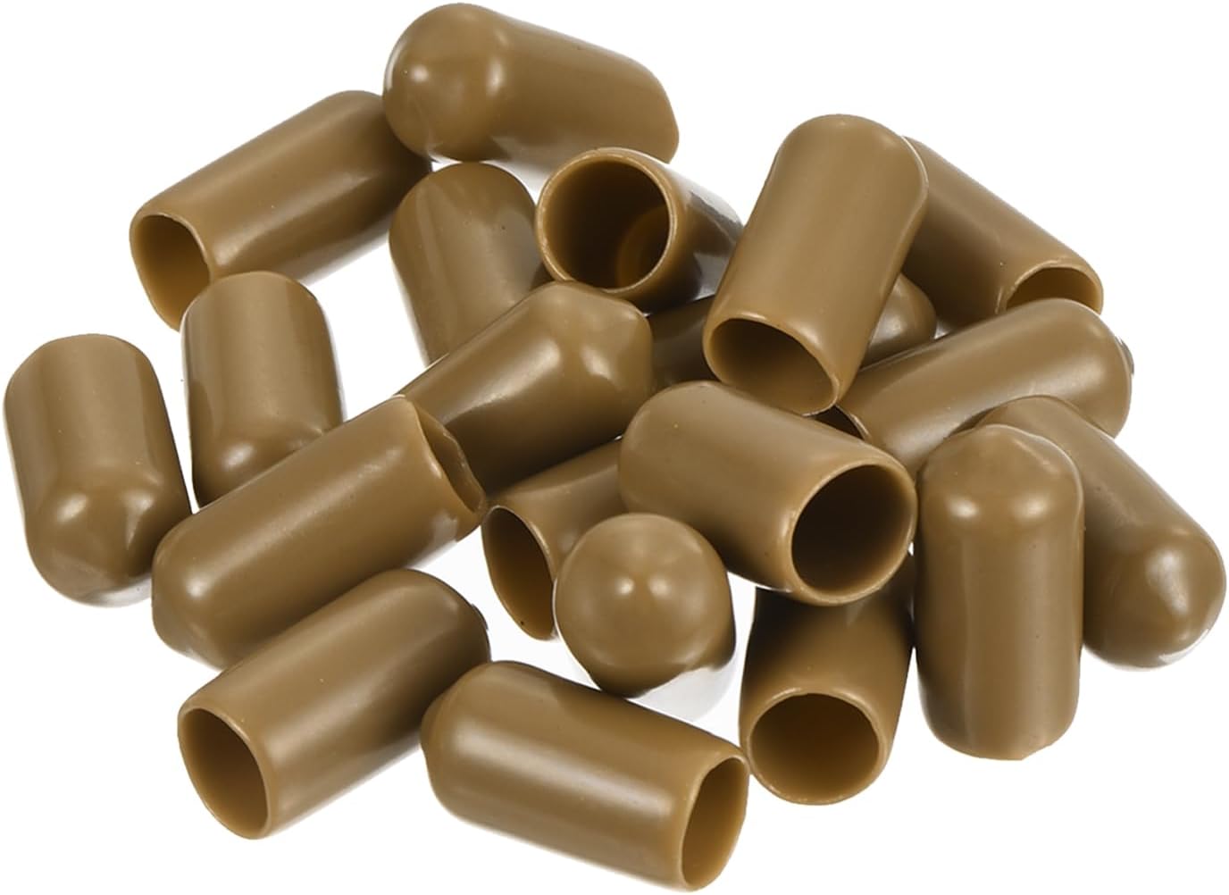 uxcell 20pcs Rubber End Caps 7.5mm ID Vinyl PVC Round Tube Bolt Cap Cover Screw Thread Protectors