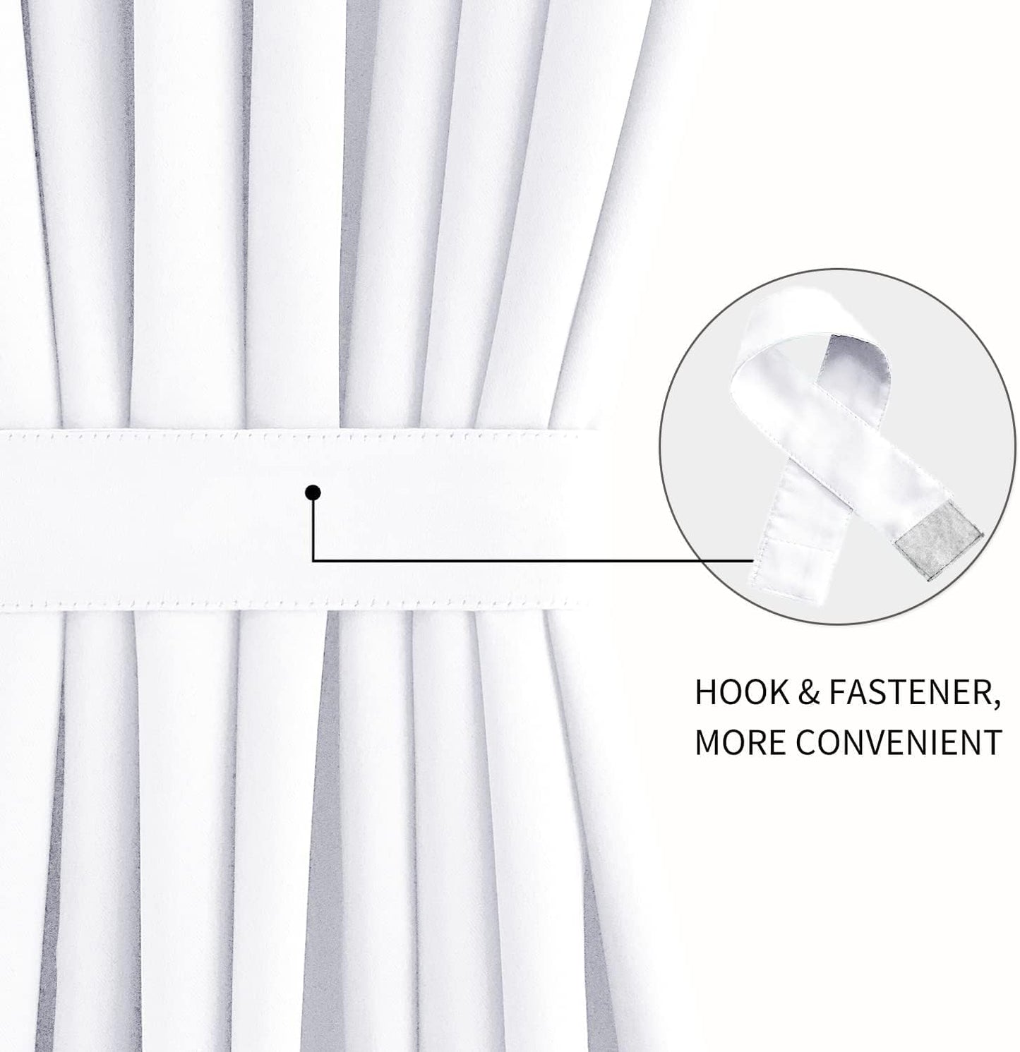 DWCN French Door Curtains – Rod Pocket Thermal Curtain for Window/Patio