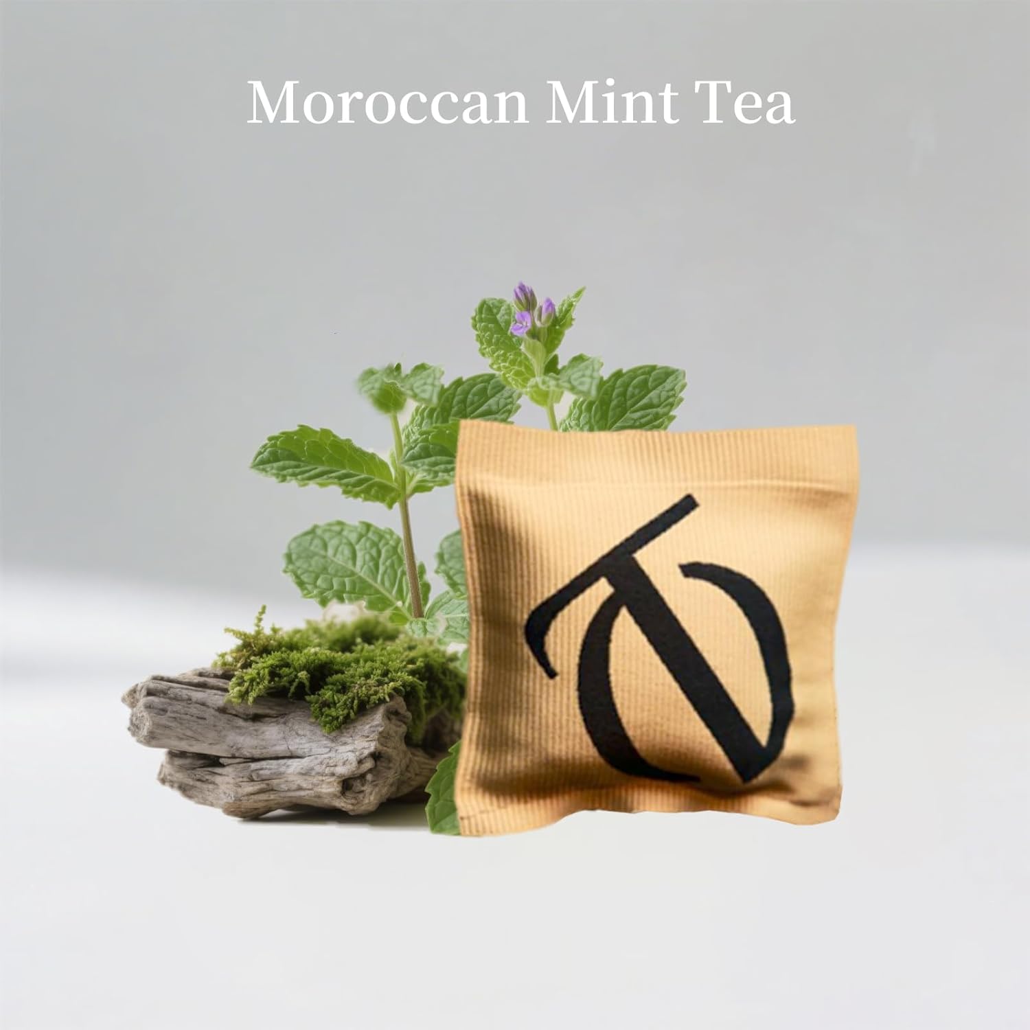 THEDOTS Series Moroccan Mint Tea Car Vent Clip, Fabric Sachet Air Freshener, 30 Days Long-Lasting