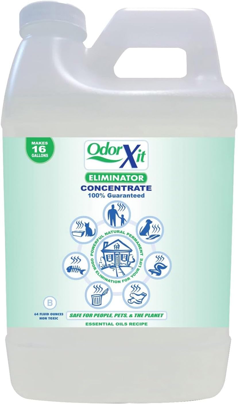 Concentrated Pet Urine Odor Eliminator, Ideal for Cat, Dog Poo and Urine Smell, Versatile & Natural