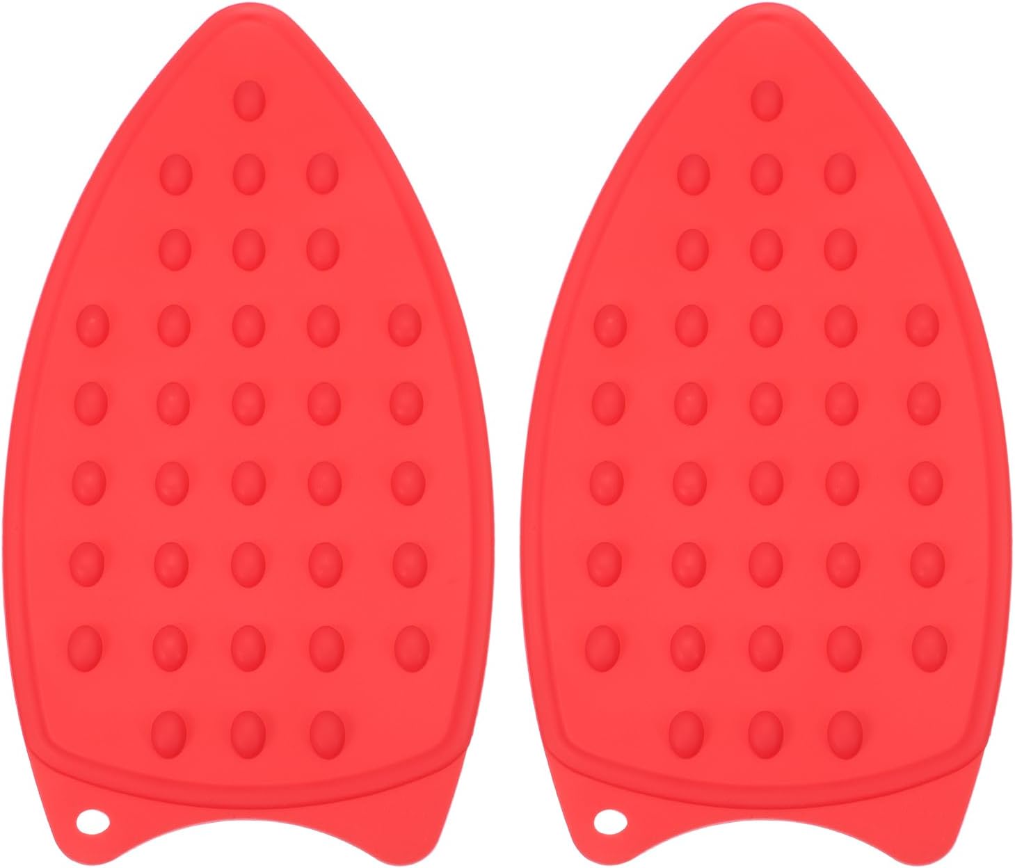 PATIKIL Silicone Iron Rest Pad, 2 Pcs Multipurpose Hot Heat Resistant Iron Rest Plate Protective