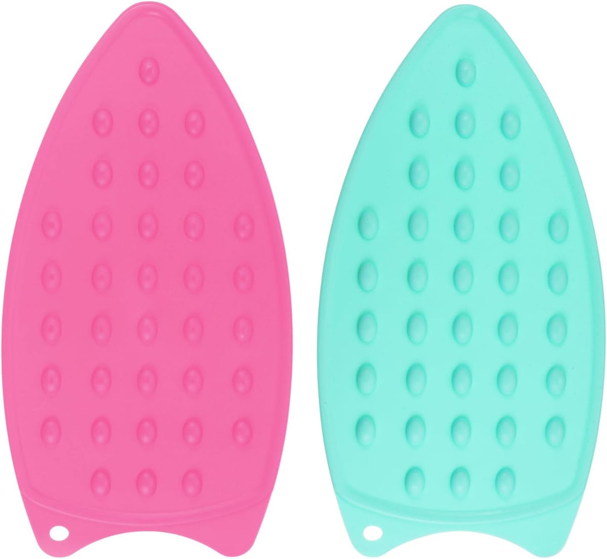 HARFINGTON 2pcs Silicone Iron Rest Pad, Multipurpose Iron Hot Resistant Mat Iron Rest Plate for