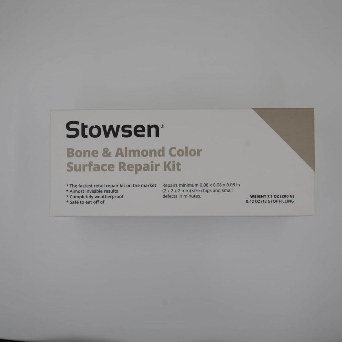 Bone & Almond Color Surface Repair Kit - Fix Chips & Defects in Minutes | Repair Tiles Bathroom