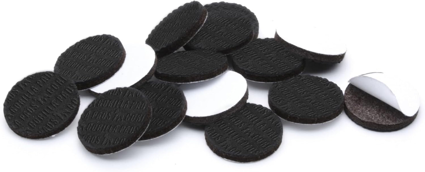 Slipstick GorillaPads CB147 Non Slip Furniture Pads/Gripper Feet (Set of 16) Self Adhesive Rubber
