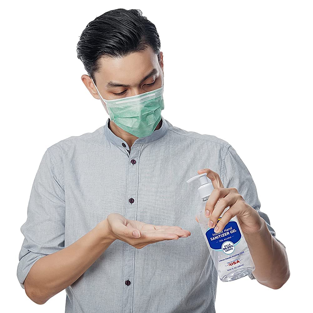 Zep Instant Hand Sanitizer Gel 70% Alcohol 500Ml Case of 12 - Exceeds CDC Recommendations - Kills
