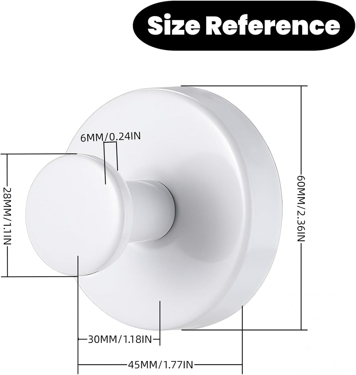 2025 Upgraded Stainless Steel Heavy Duty Suction Cup Hooks For Shower Bathroom Accessories