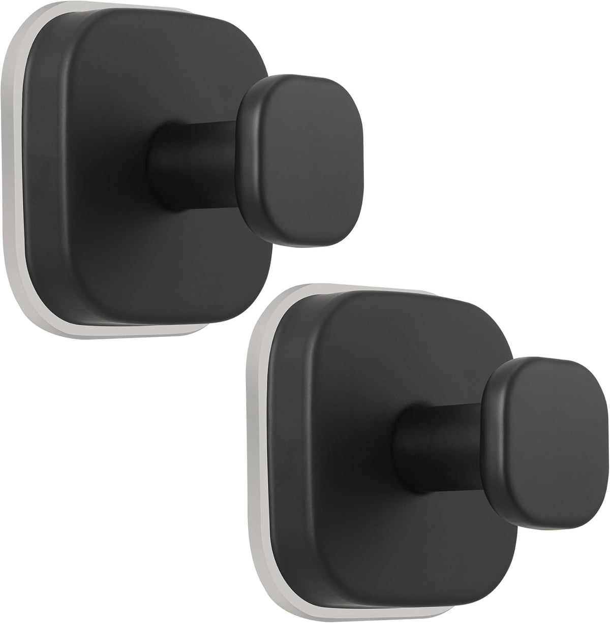 Suction Cup Hooks for Shower - Reusable No-Drill Mounting - Hooks for Towels, Robes & Loofah on