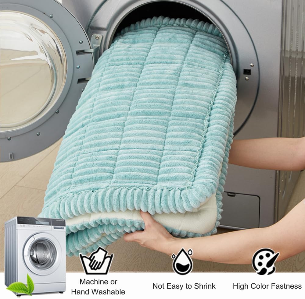 Couch Cover for Dogs Washable, Fuzzy Pet Couch Covers for 3 Cushion Sofa Pet Friendly, Non Slip