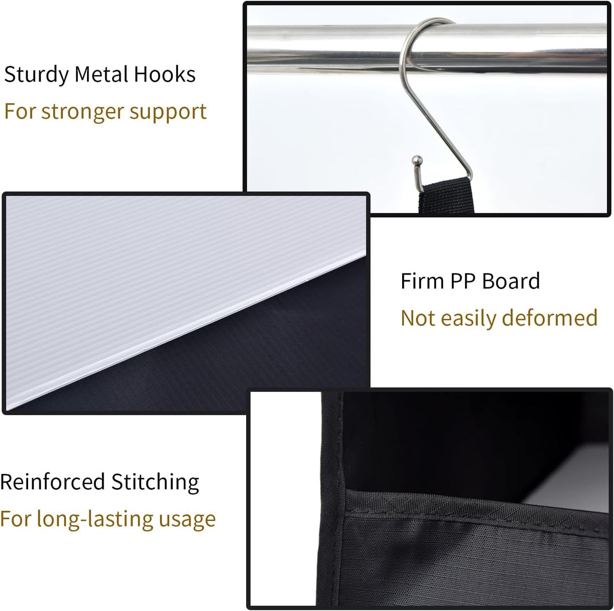 GRANNY SAYS 4-Shelf Hanging Organizer, Closet Hanging Shelves, Closet Hanging Storage Organizers