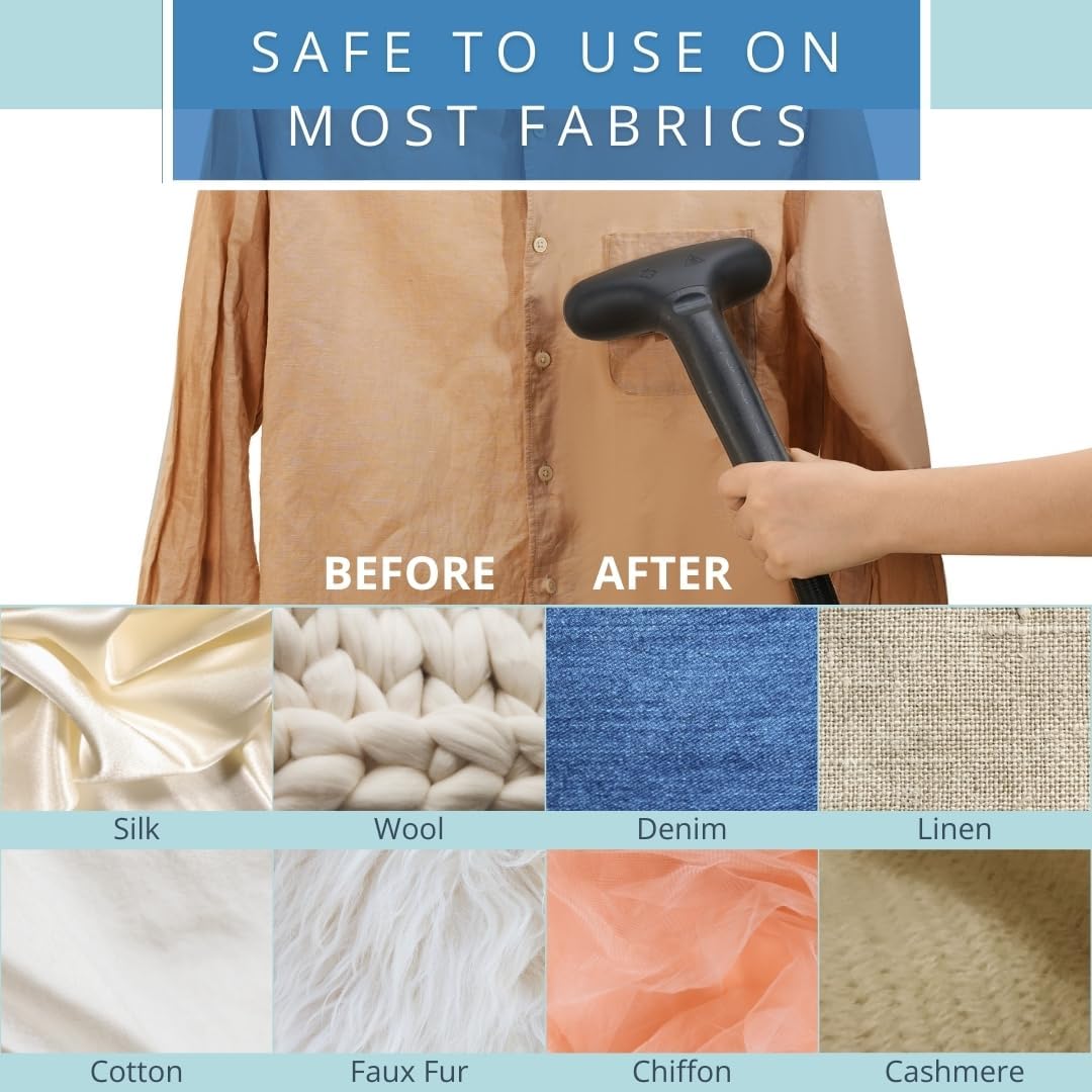 SALAV Commercial-Grade Standing Garment Steamer for Clothes with Auto-Off Safety 1800W Powerful
