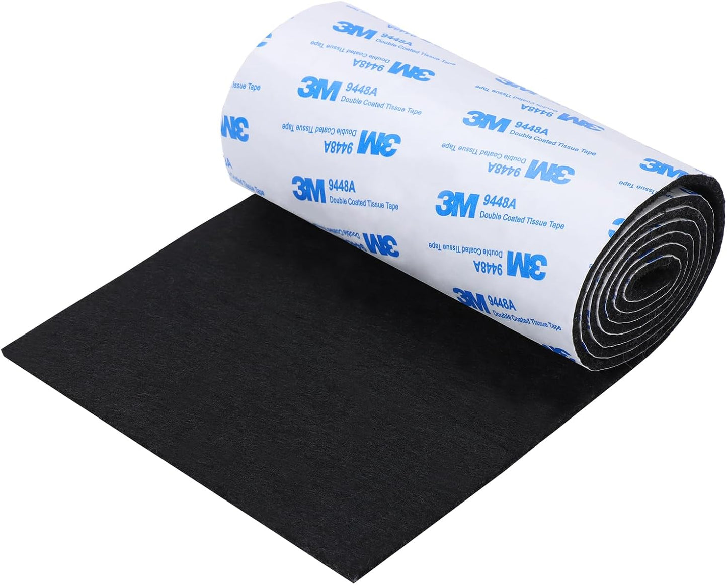 Felt Furniture Pads, Non Slip Self Adhesive Cuttable Furniture Pads Black Heavy Duty Felt Tape