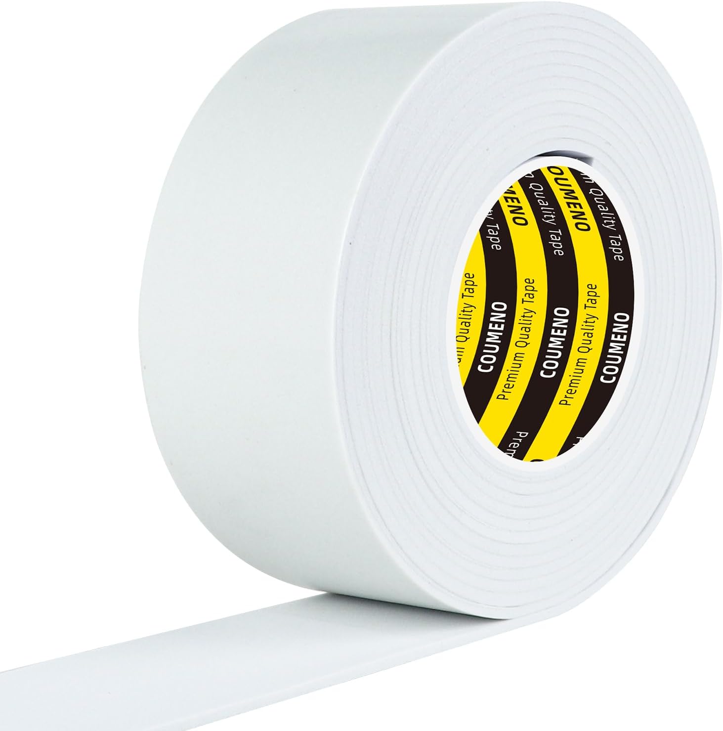 EVA Single-Sided Adhesive White Foam Tape, Single-Sided Sealing Strip Foam Pad Sponge Tape Window