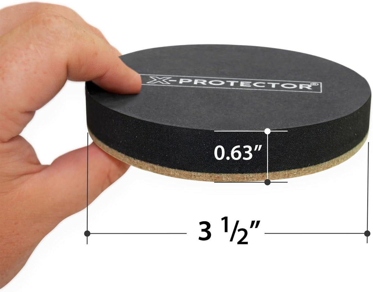 Felt Furniture Sliders Hardwood Floors X-PROTECTOR – 16 PCS 3 1/2" Furniture Sliders – Heavy Duty