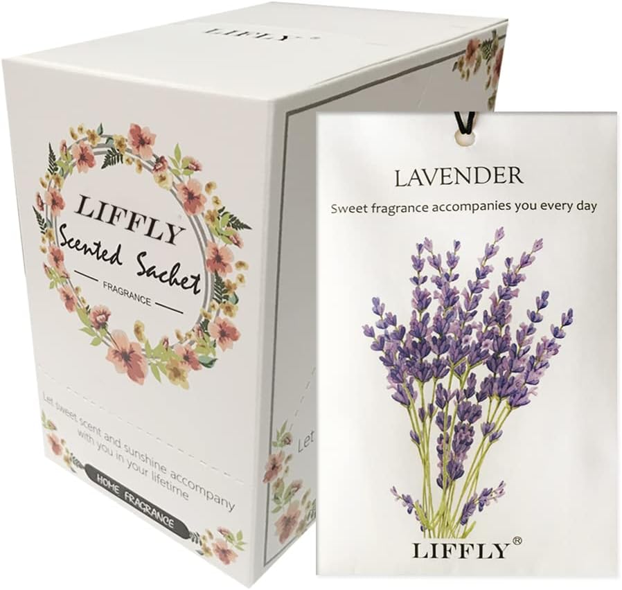 14 Packs Scented Sachets for Drawers and Closets Lavender, Rose, Jasmine, Ocean, Vanilla
