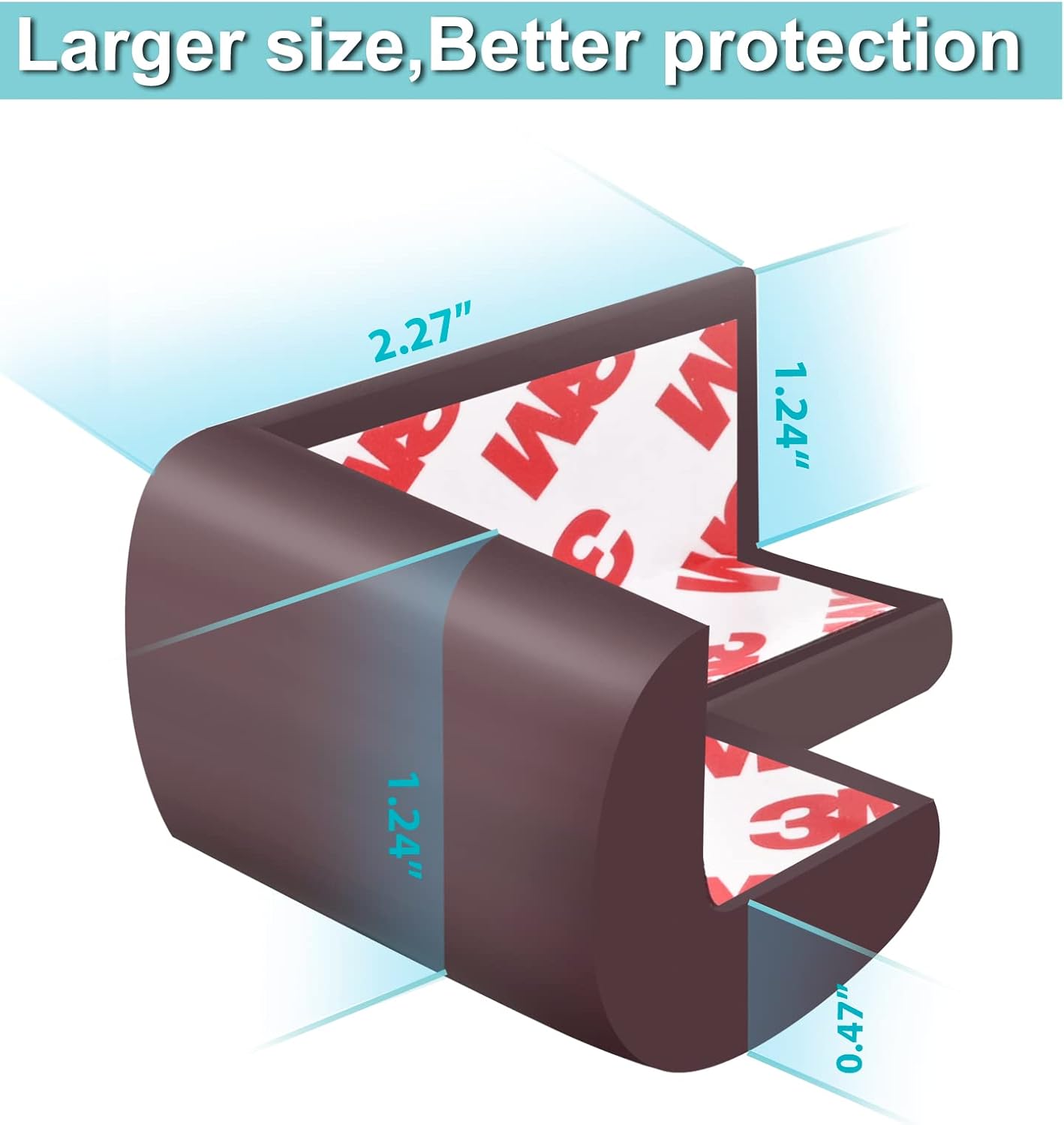 12 Pack Soft Corner Protector Baby Proofing Edge and Corner Guards, Table Corner Protectors for