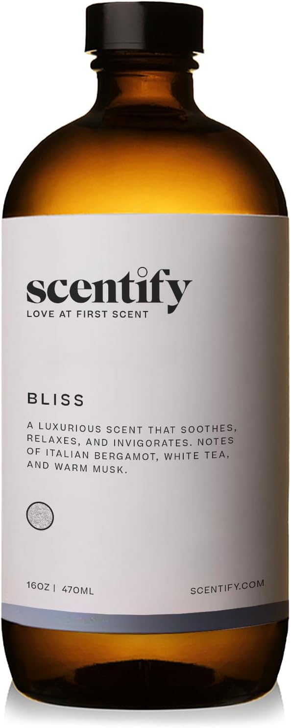 Scentify Bliss Aroma Oil Refill Scent for Oil Diffusers - Eucalyptus, Bergamot, Tea & Powdery