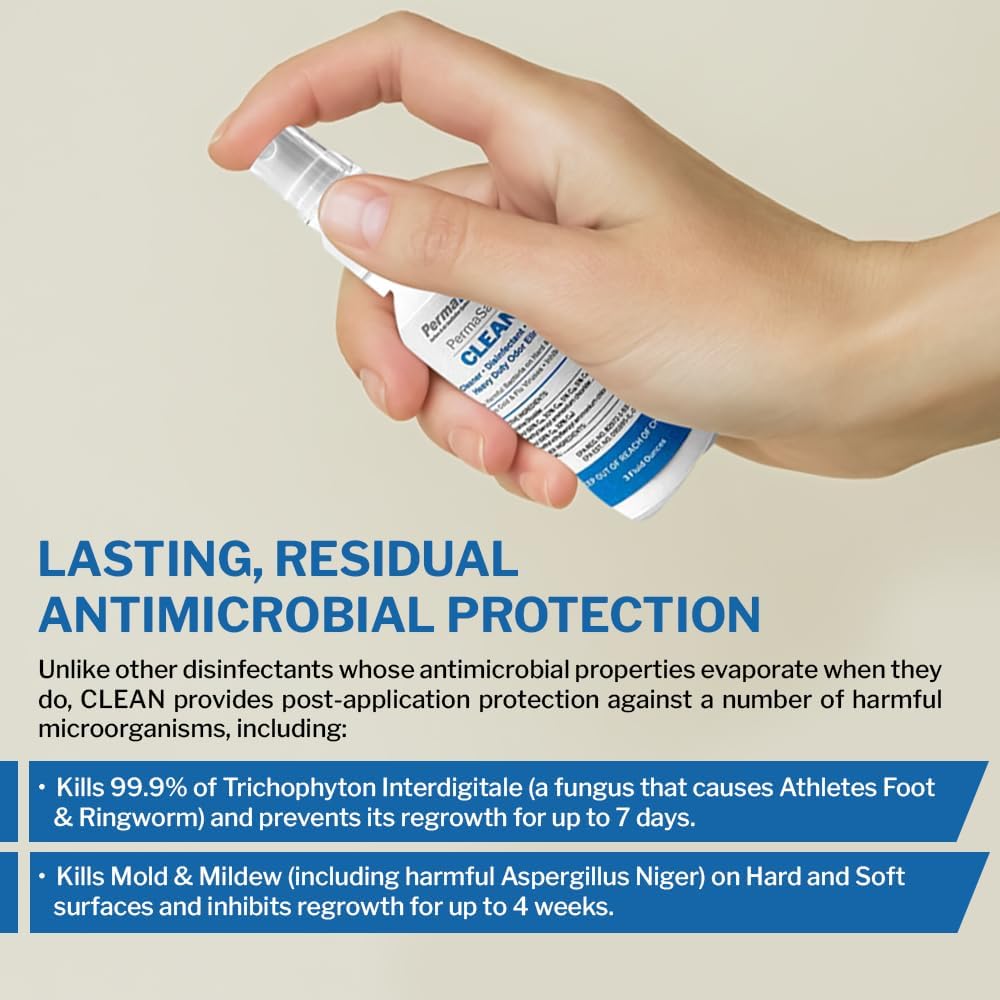 PermaSafe CLEAN, All-Purpose Hospital Disinfectant Cleaner; No Rinse, Hard, Soft & Food Contact