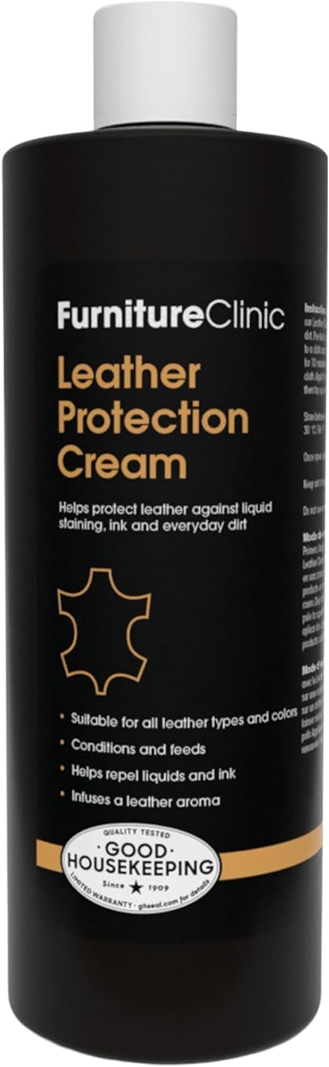 Furniture Clinic Leather Protection Cream | 2-in-1 Leather Conditioner & Waterproofing Protector