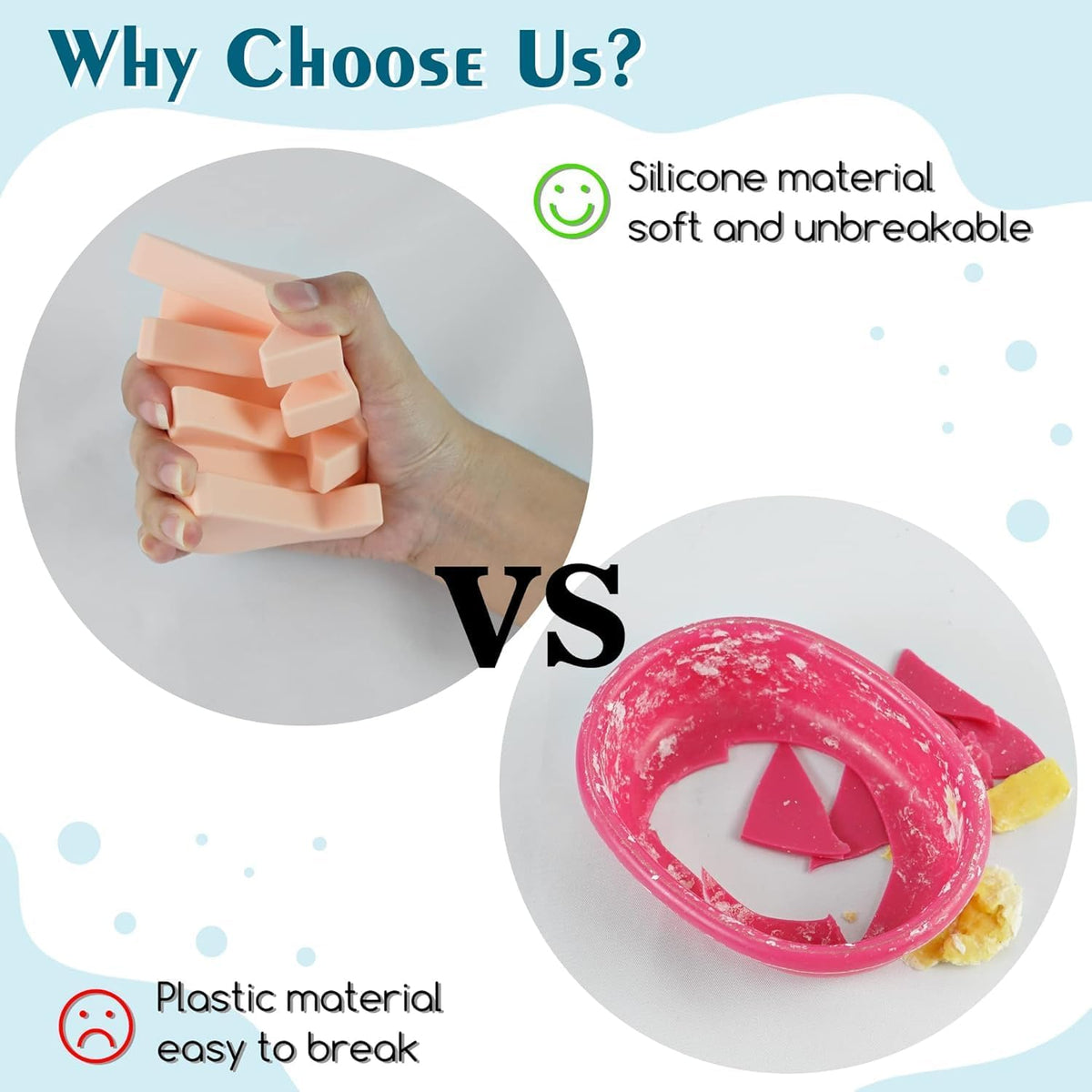 Silicone Soap Dish for Bar Soap Holder for Shower Bathroom Self Draining Waterfall Drying Tray Keep