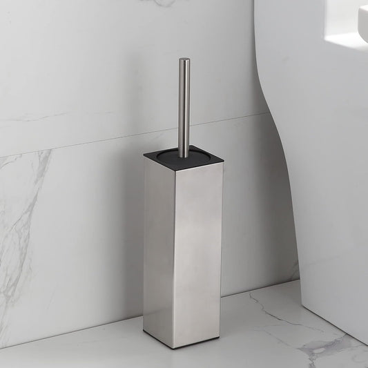 BGL Toilet Brush Holder Freestanding,Brushed Nickel,304 Stainless Steel,SUS304 Toilet Bowl Brush