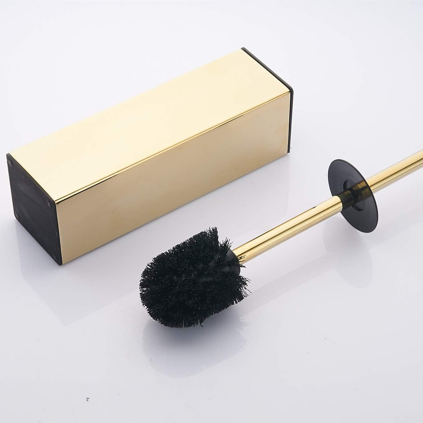 BGL Freestanding Solid Stianless Steel 304 Toilet Bowl Brush and Holder for Bathroom Storage and