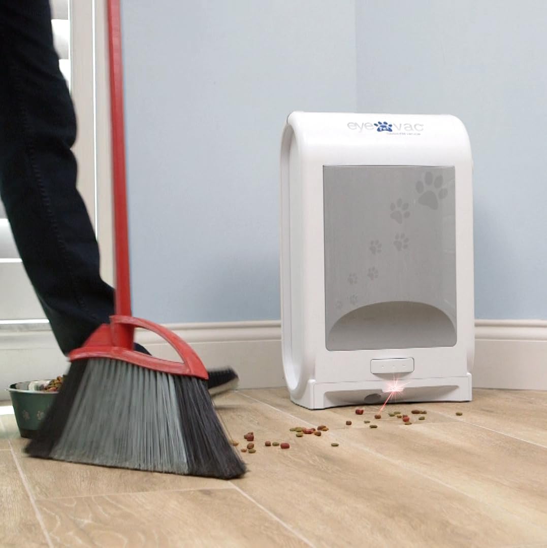 EyeVac Pet Touchless Vacuum Automatic Dustpan - Ultra Fast & Powerful - Great for Sweeping Cat Dog