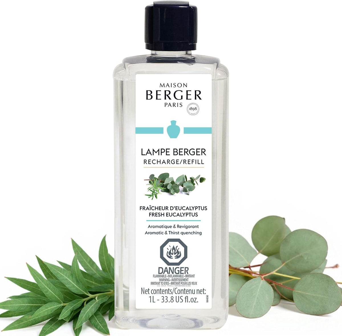 MAISON BERGER - New Fresh Eucalyptus - Lampe Berger Fragrance Refill for Home Fragrance Oil