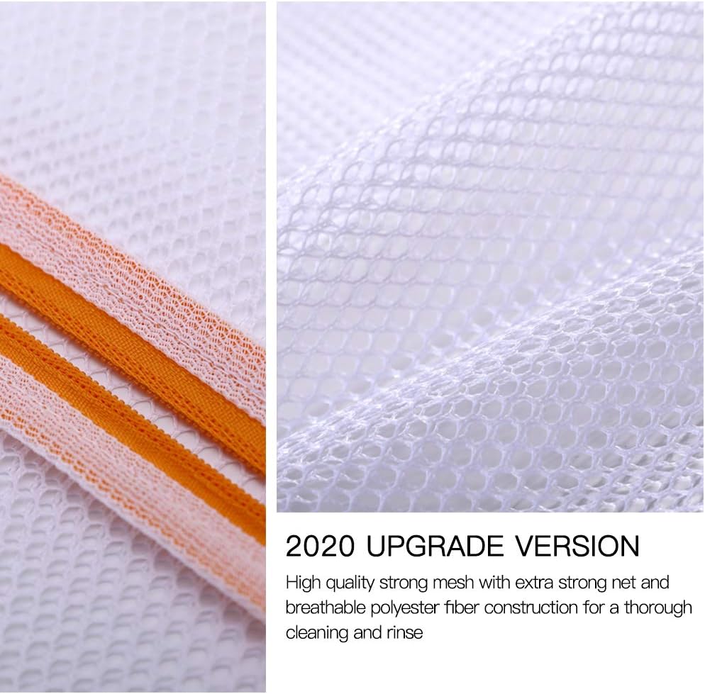 Kimmama Laundry Bags Mesh Wash Bag, Lingerie Bags for Washing Delicates, Net Washer Sack with