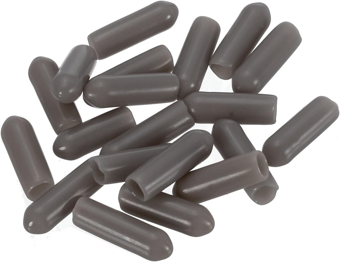 uxcell 20pcs Rubber End Caps 4mm(0.2") ID Vinyl PVC Round Tube Bolt Cap Cover Screw Thread