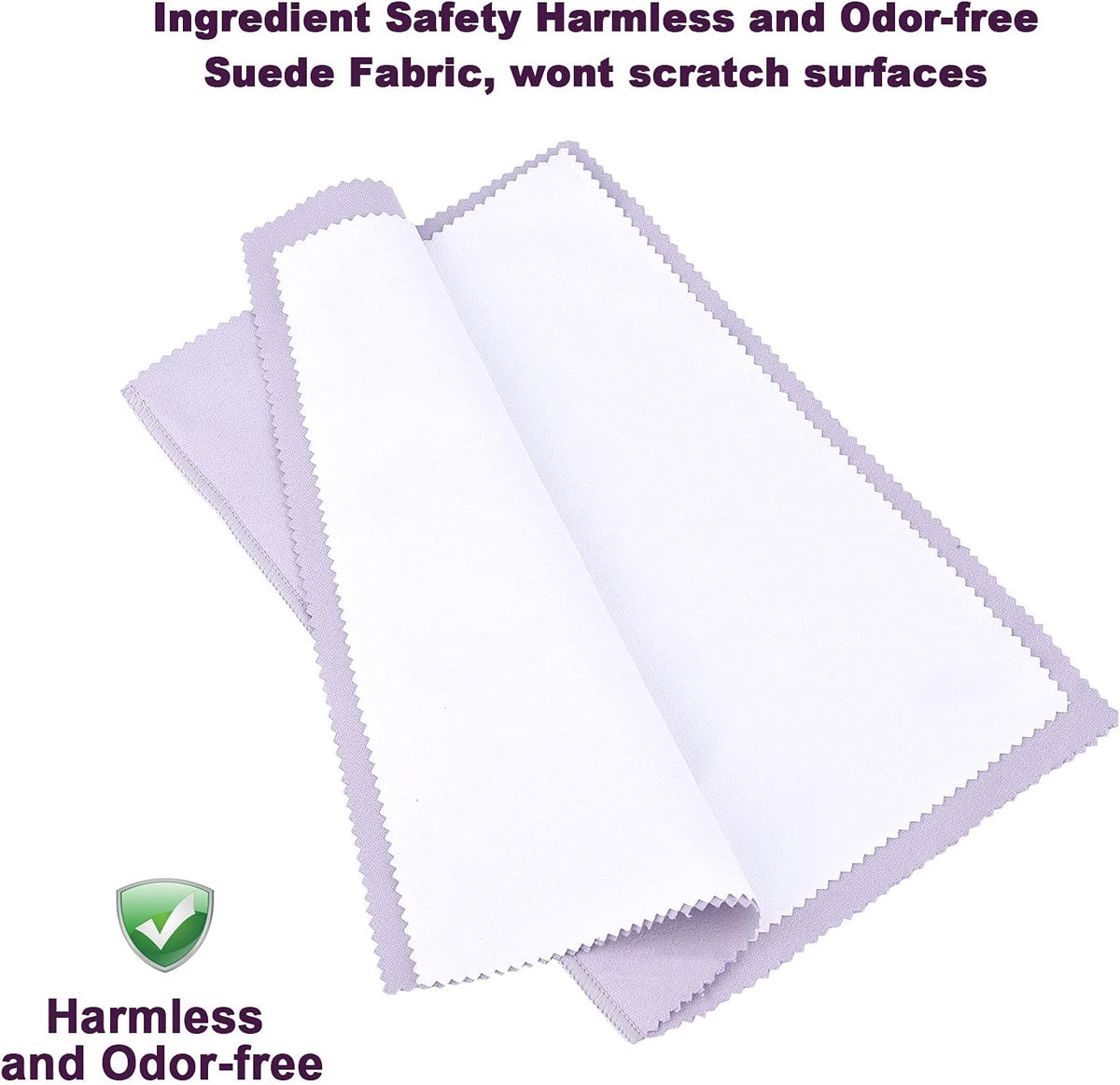 SEVENWELL Silver Polishing Cloth, Jewelry Cleaner Cloth for Sterling Silver Jewelry, Gold