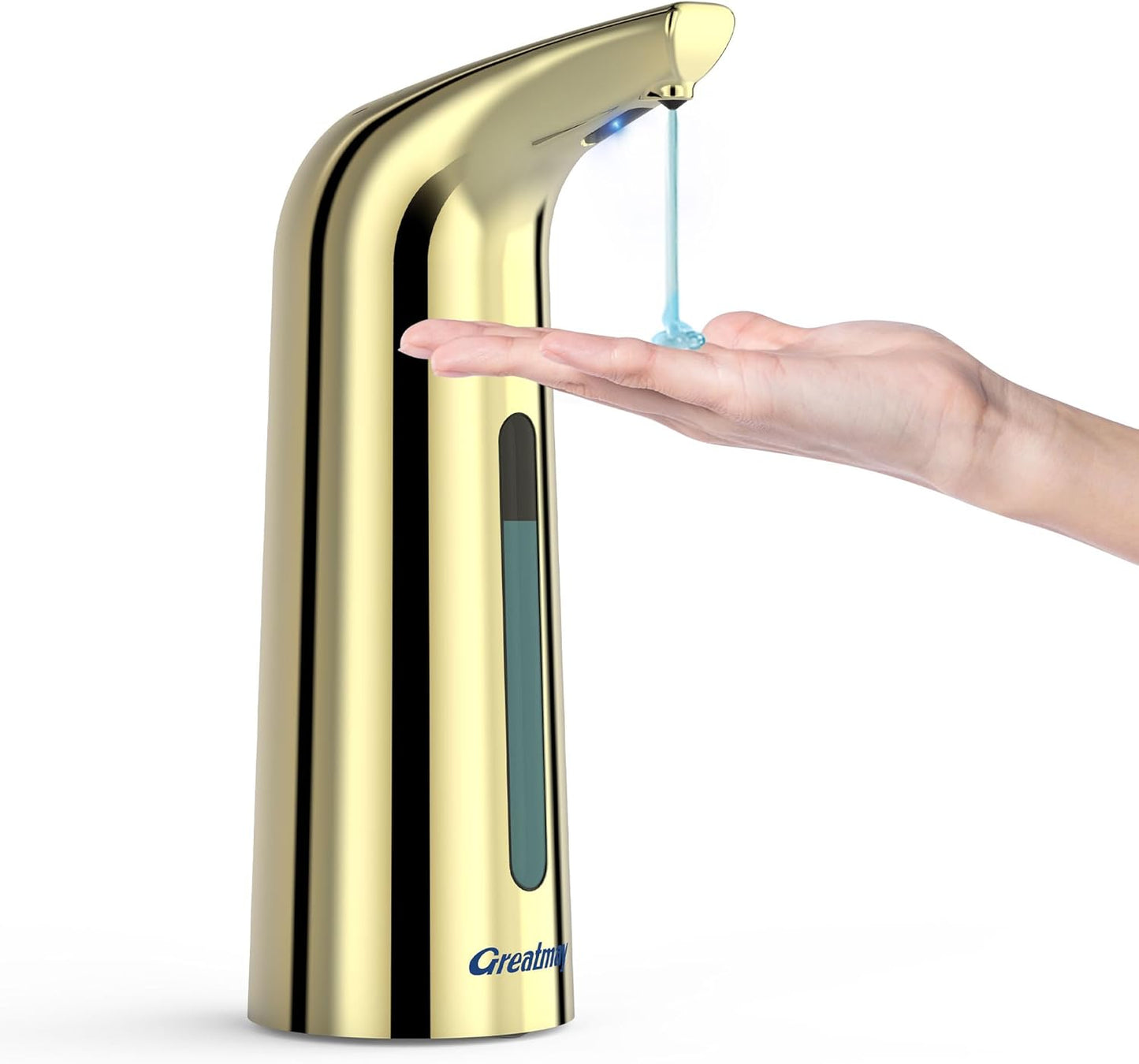 Convenient Automatic Soap Dispenser,4 Adjustable Levels Touchless Hand Sanitizer Pump with Infrared